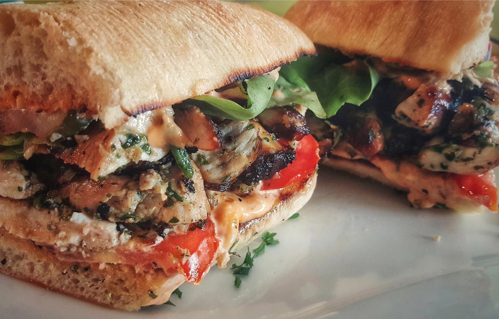Grilled chicken sandwich