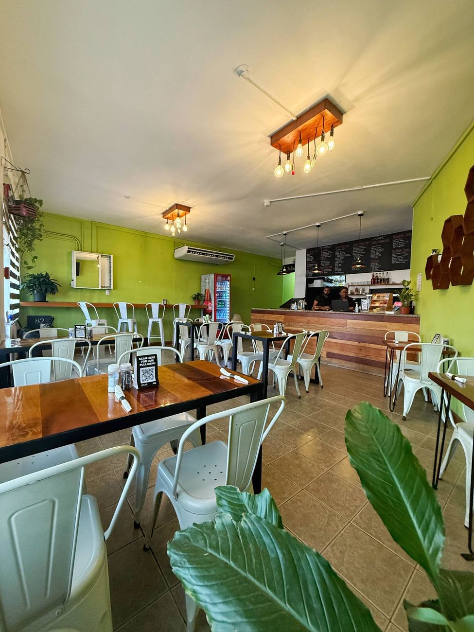 Lola's Food Company counter and staff